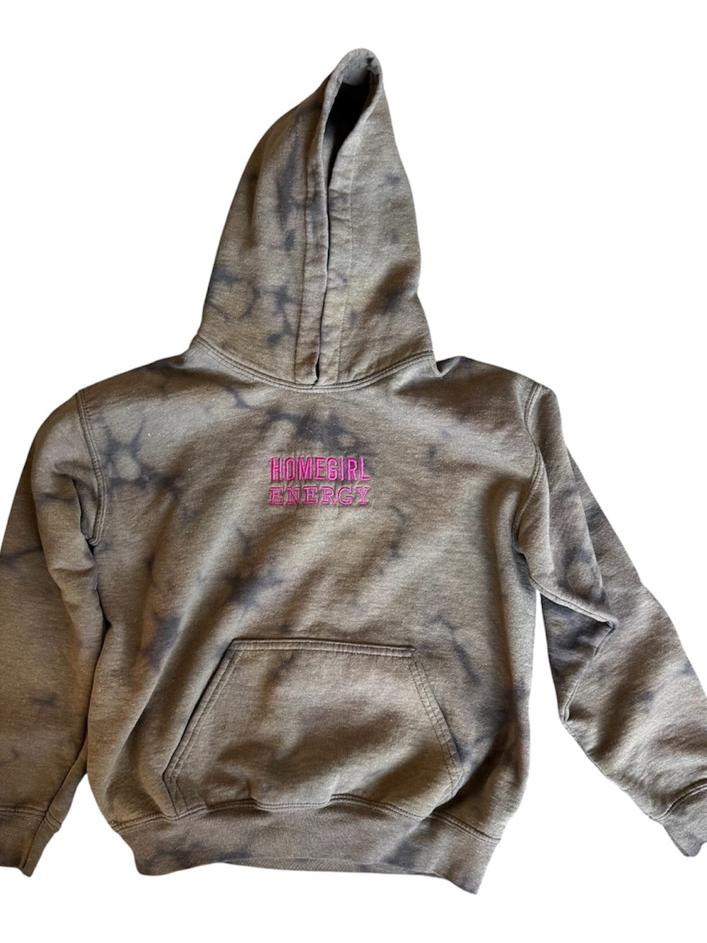 Mindful Fee Homegirl Energy Tie-Dye Hoodie Girls 6/7